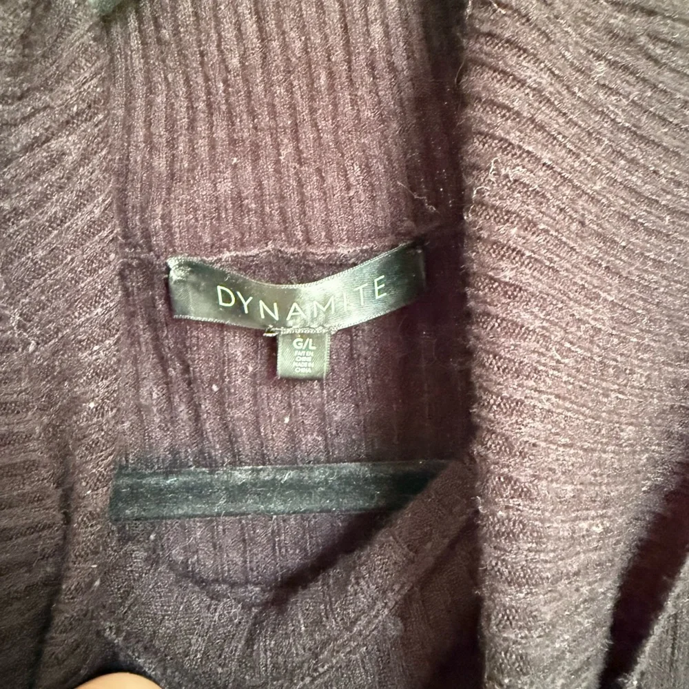 Dynamite Dark Ribbed Sweater - Picture 2 of 2